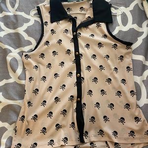 Muscle collard Tee shirt